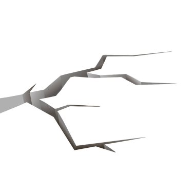 Beyaz kırık zemin kat vektörde resimli