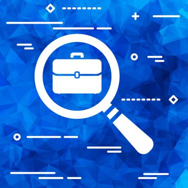 ince çizgili Tema. Beyaz Büyüteç 