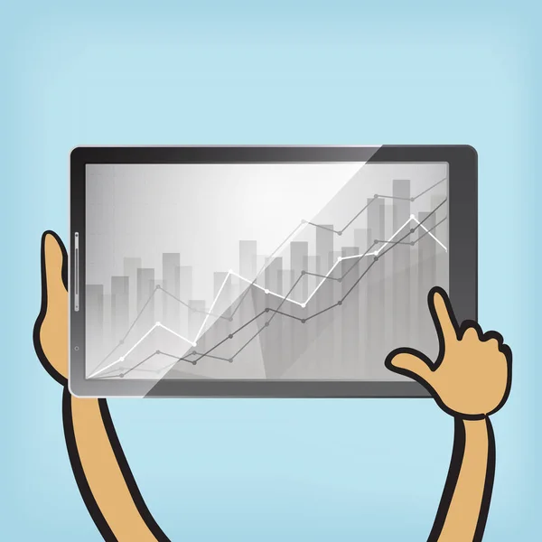 stock vector business statistics chart s