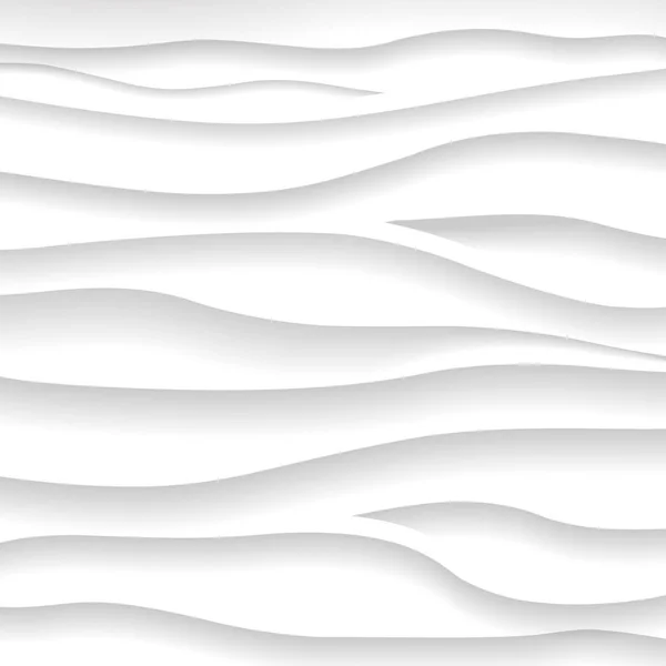 White texture. Wavy background. — Stock Vector