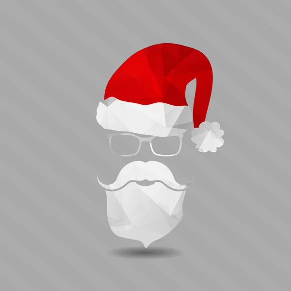 Санта-Клауса обличчя — стоковий вектор