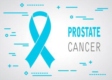Prostat Kanseri Bilinçlendirme mavi şerit simgesi