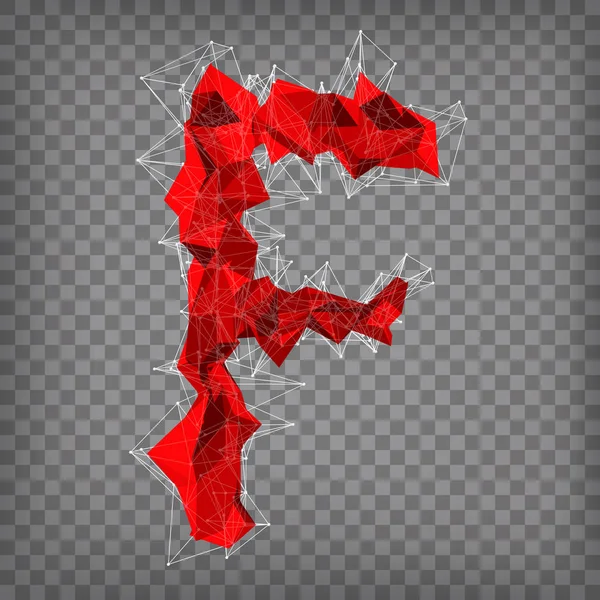 Abstraktní Červená Moderní Trojúhelníková Typ Pestrou Pozadí — Stockový vektor