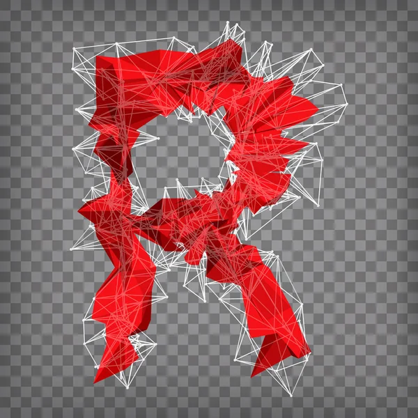 Abstraktní Červená Moderní Trojúhelníková Typ Pestrou Pozadí — Stockový vektor