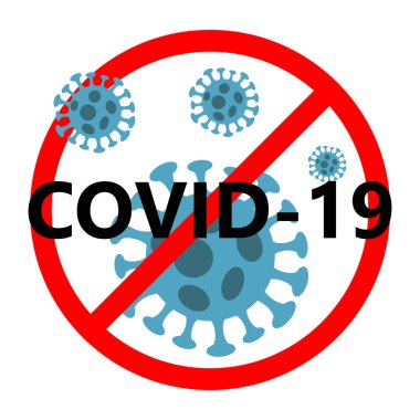 Covid-19, Roman Coronavirus (2019-ncov), soyut virüs türü modeli Novel Coronavirus 2019-ncov kırmızı ışıkla çizilmiştir.