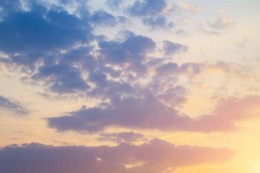 Güzellik rengi günbatımı pembe gökyüzü arkaplanı