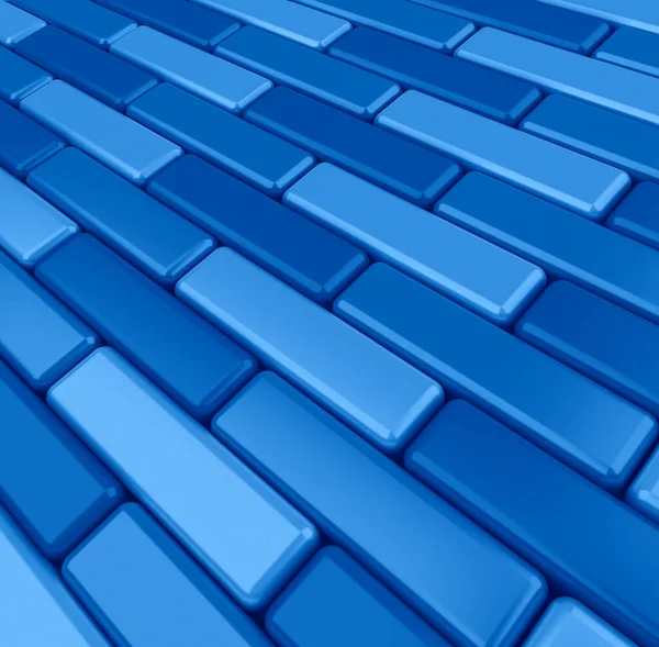 Representación Pavimento Fondo Abstracto Hecho Cajas Tonificadas Moderno Color Azul — Foto de Stock