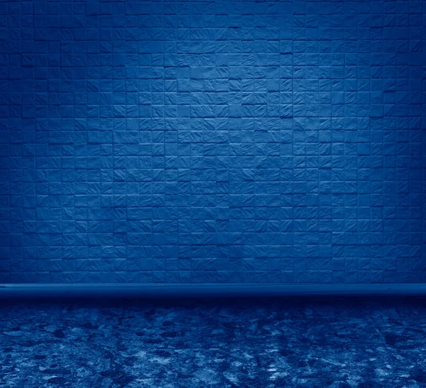 Interior Grunge Tonificado Color Azul Clásico Moda Del Año 2020 — Foto de Stock