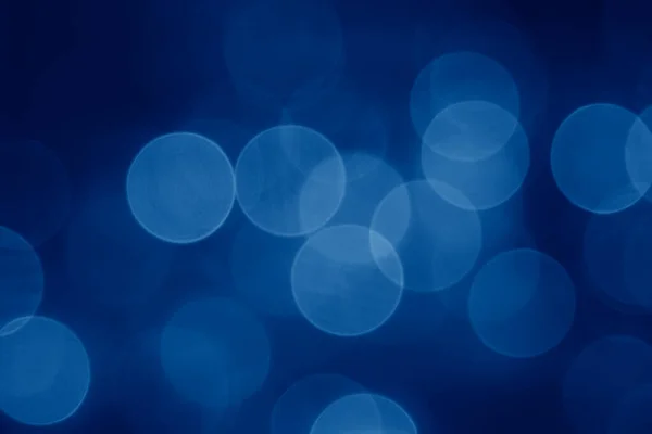 Αφηρημένη Θολή Κυκλική Bokeh Φώτα Φόντο Τονισμένο Μοντέρνο Κλασικό Μπλε — Φωτογραφία Αρχείου