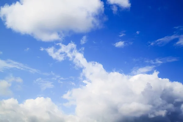 Blauer Himmel Hintergrund Mit Wolken — Stockfoto