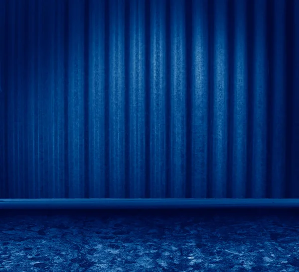 Interior Grunge Tonificado Color Azul Clásico Moda Del Año 2020 — Foto de Stock