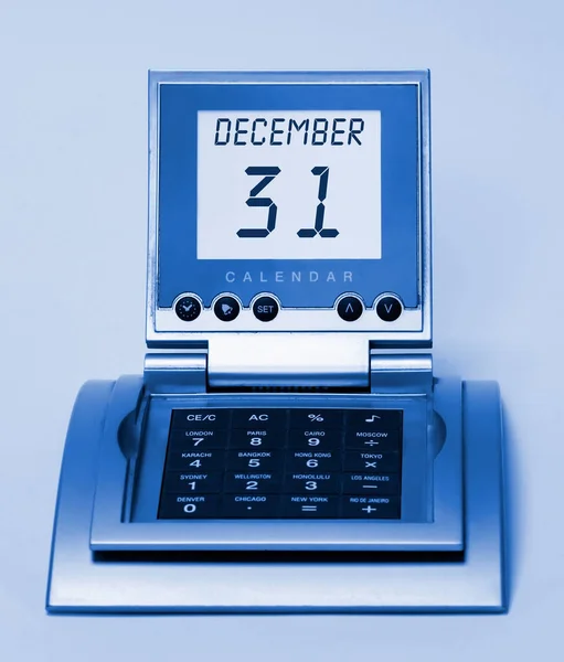 Старые Офисные Часы Встроенным Калькулятором — стоковое фото