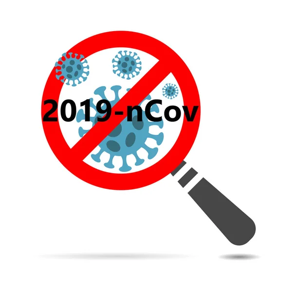 Covid Mers Cov Nouveau Coronavirus 2019 Ncov Modèle Souche Virale — Image vectorielle