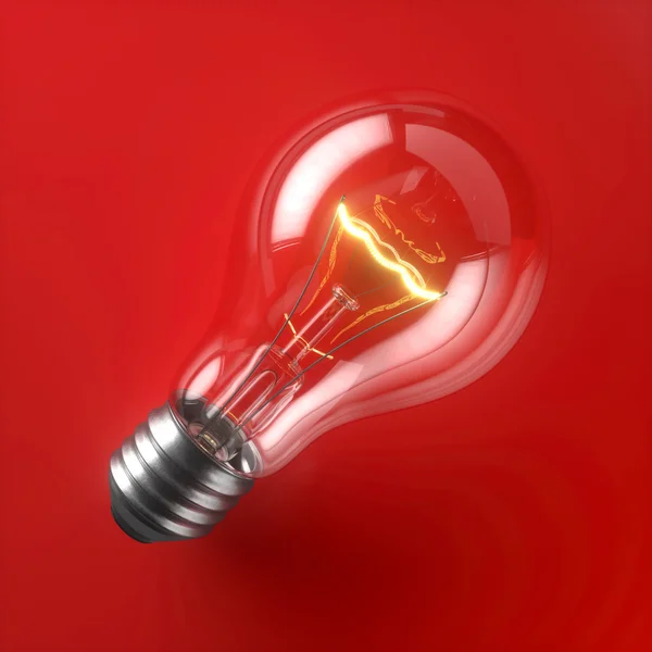 Bombilla de lámpara. Ilustración 3D — Foto de Stock