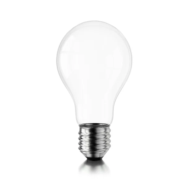 Glödlampan. 3D illustration — Stockfoto