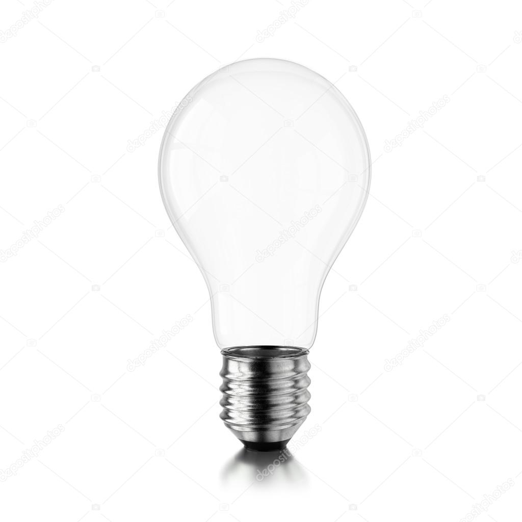 Lamp bulb. 3D illustration