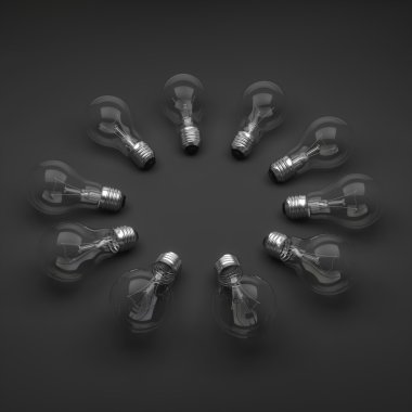 Lamba ampul. 3D çizim