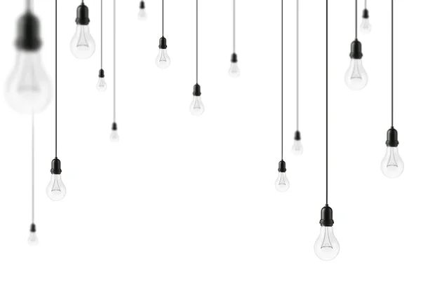 Lamp light bulbs. 3D illustration — Stock Photo, Image
