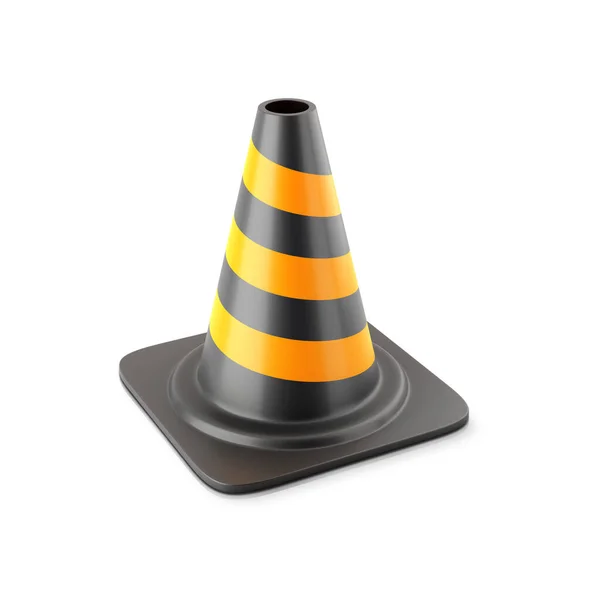 Cone rodoviário de trânsito — Fotografia de Stock