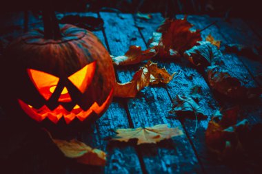 Yaşlı Jack simgeleyen parlayan kabak