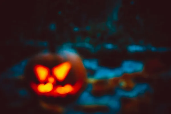 Halloween noite desfocado fundo — Fotografia de Stock