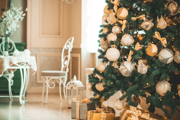 Vánoční obývací pokoj — Stock fotografie