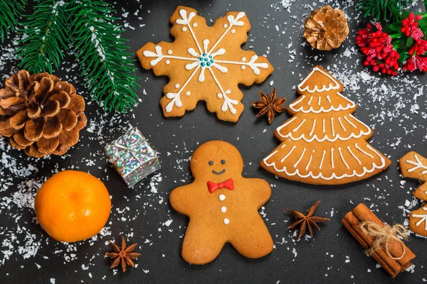 Cute Christmas cookies — Stock Photo, Image