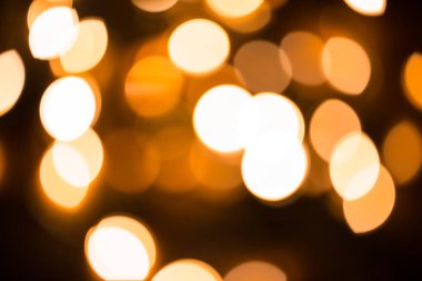 Ufuk altın Noel glitter ışıkları