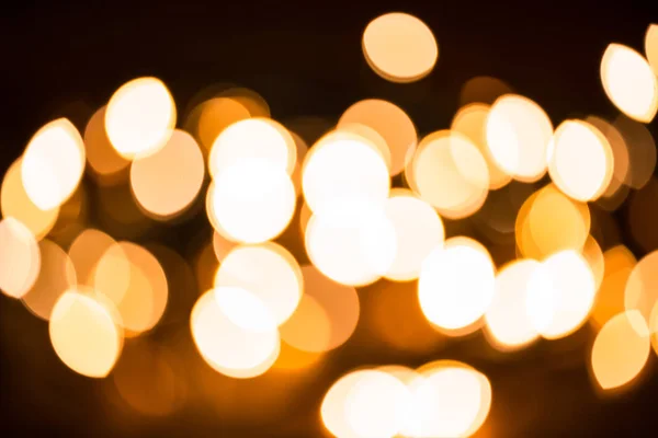 Rozostření zlaté vánoční třpyt světel — Stock fotografie