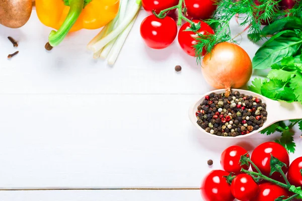 Background healthy organic eating — Stock Photo, Image
