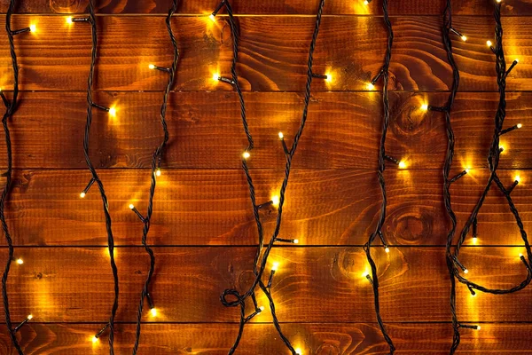 Boże Narodzenie tło ze światłami — Zdjęcie stockowe