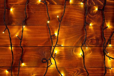 Işıklı Noel arkaplanı