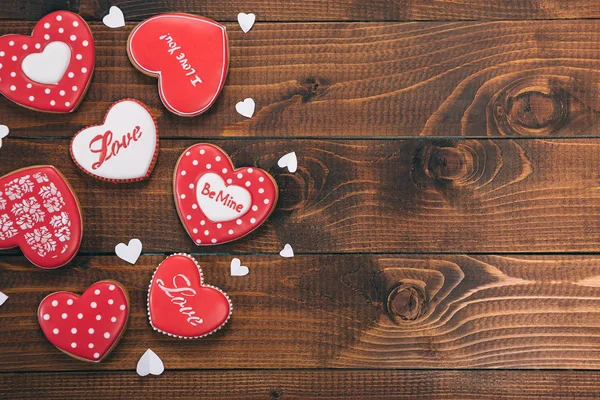 Valentine's Day biscuits — Stock Photo, Image