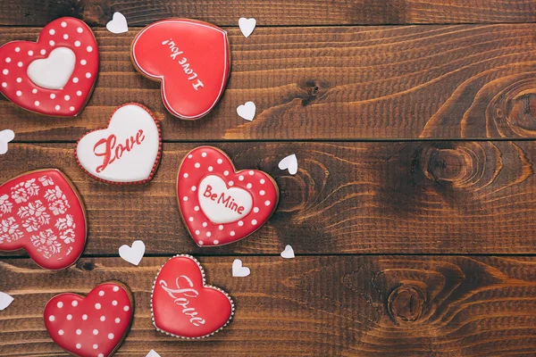 Valentine's Day biscuits — Stock Photo, Image