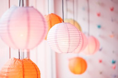 Chinese new year lanterns  clipart