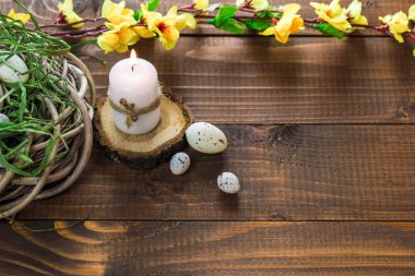 Çiçekli güzel Paskalya yumurtaları 