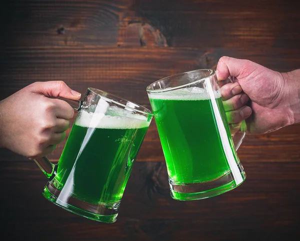 St Patrick's Day green beer — Stock Photo, Image