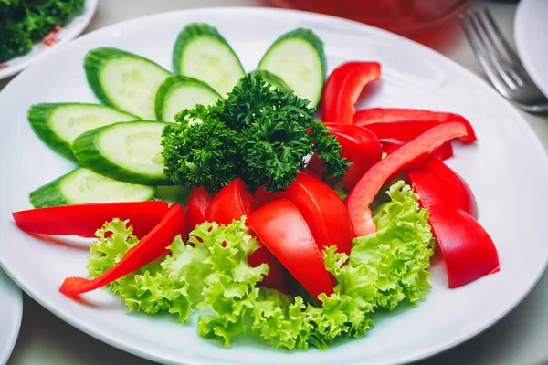 Färsk grönsakssallad — Stockfoto