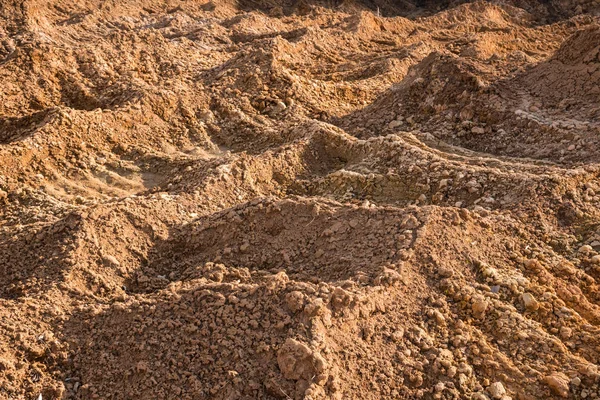 Superficie de arcilla y arena en la cantera . — Foto de Stock
