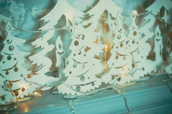 Рождественская елка домашний декор — стоковое фото