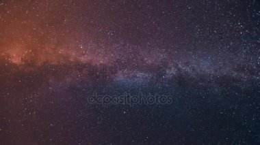 sonsuz gece gökyüzü ile Samanyolu