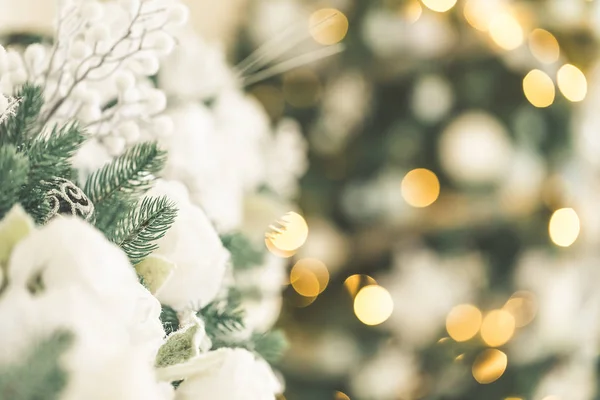 Defocused Background Living Room Christmas Tree — Stock Photo, Image