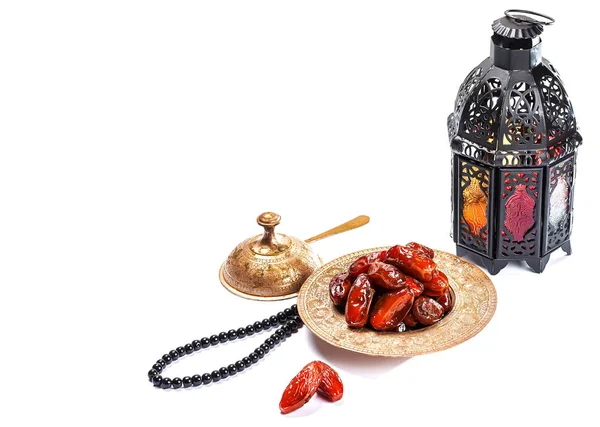 Muzulmán Ünnep Szent Hónapja Ramadan Kareem Gyönyörű Háttér Val Egy — Stock Fotó