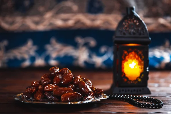 Festa Muçulmana Mês Sagrado Ramadã Kareem Fundo Bonito Com Uma — Fotografia de Stock