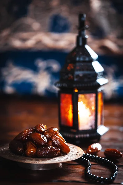 Festa Muçulmana Mês Sagrado Ramadã Kareem Fundo Bonito Com Uma — Fotografia de Stock
