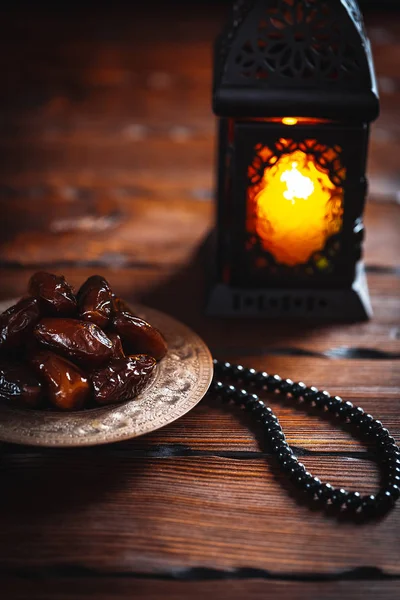 Festa Muçulmana Mês Sagrado Ramadã Kareem Fundo Bonito Com Uma — Fotografia de Stock