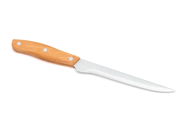 Нож для филе на белом фоне — стоковое фото
