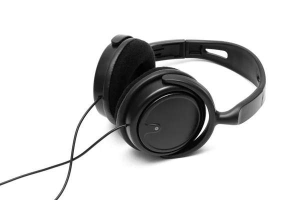 Auriculares negros modernos — Foto de Stock