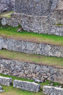 duvarlar Machu Picchu dağ üzerinde