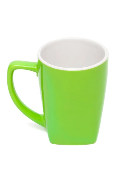 Empty green mug — Stock Photo, Image